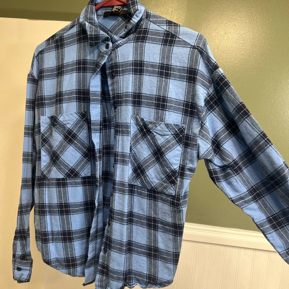 Blue Plaid Flannel